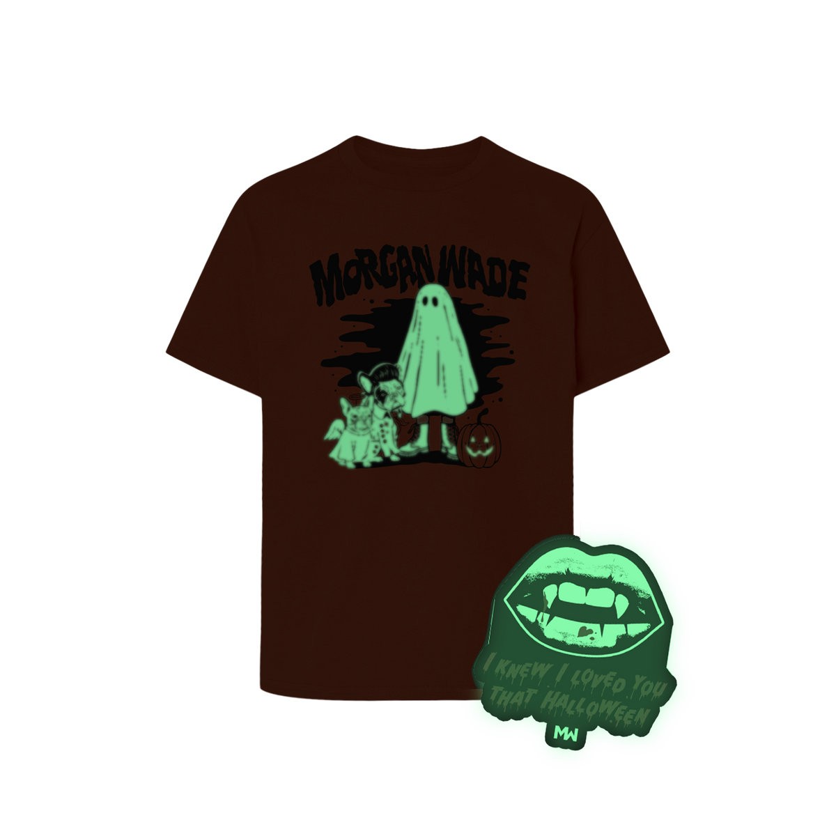 Trick or Treating Crew Youth T-Shirt + Vampire Sticker
