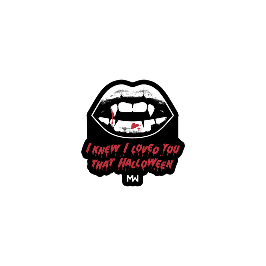 Vampire Sticker (Glow in the Dark)